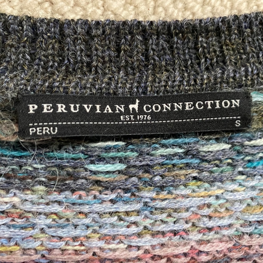 PERUVIAN CONNECTION S CARDIGAN SWEATER - Picture 8 of 12